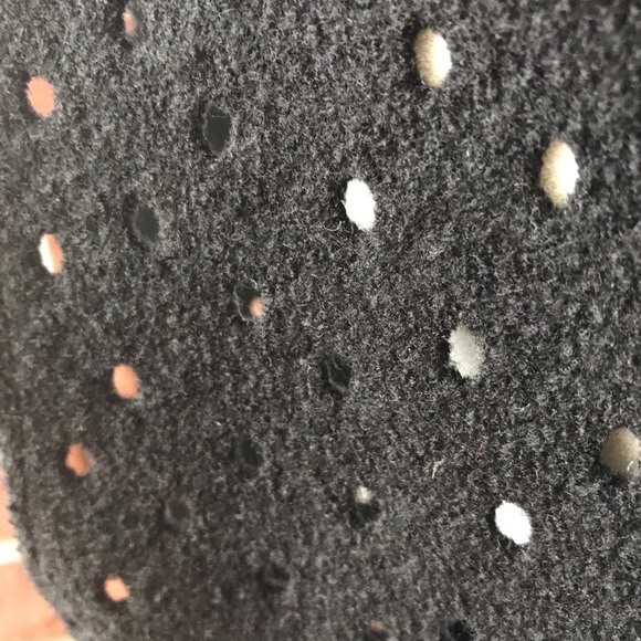 •Unique Wool Long Open Cardigan Wrap Sleeveless Coat Hand Crafted One of a Kind - Picture 12 of 16